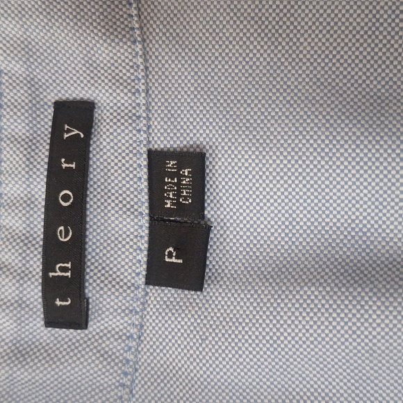 Theory Darrene Button Down Button Side Detail Shirt Size XS - Picture 7 of 8